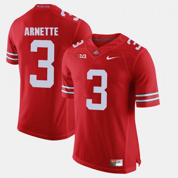 Ohio State Buckeyes Damon Arnette Men's #3 Game Alumni Scarlet College Football Jersey 2404PHPS7